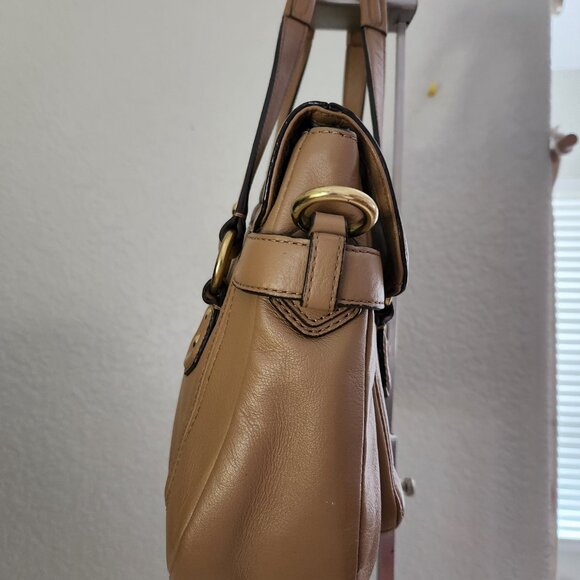 Euc Coach Campbell  All Tan Leather Satchel Handbag Purse - Picture 7 of 16